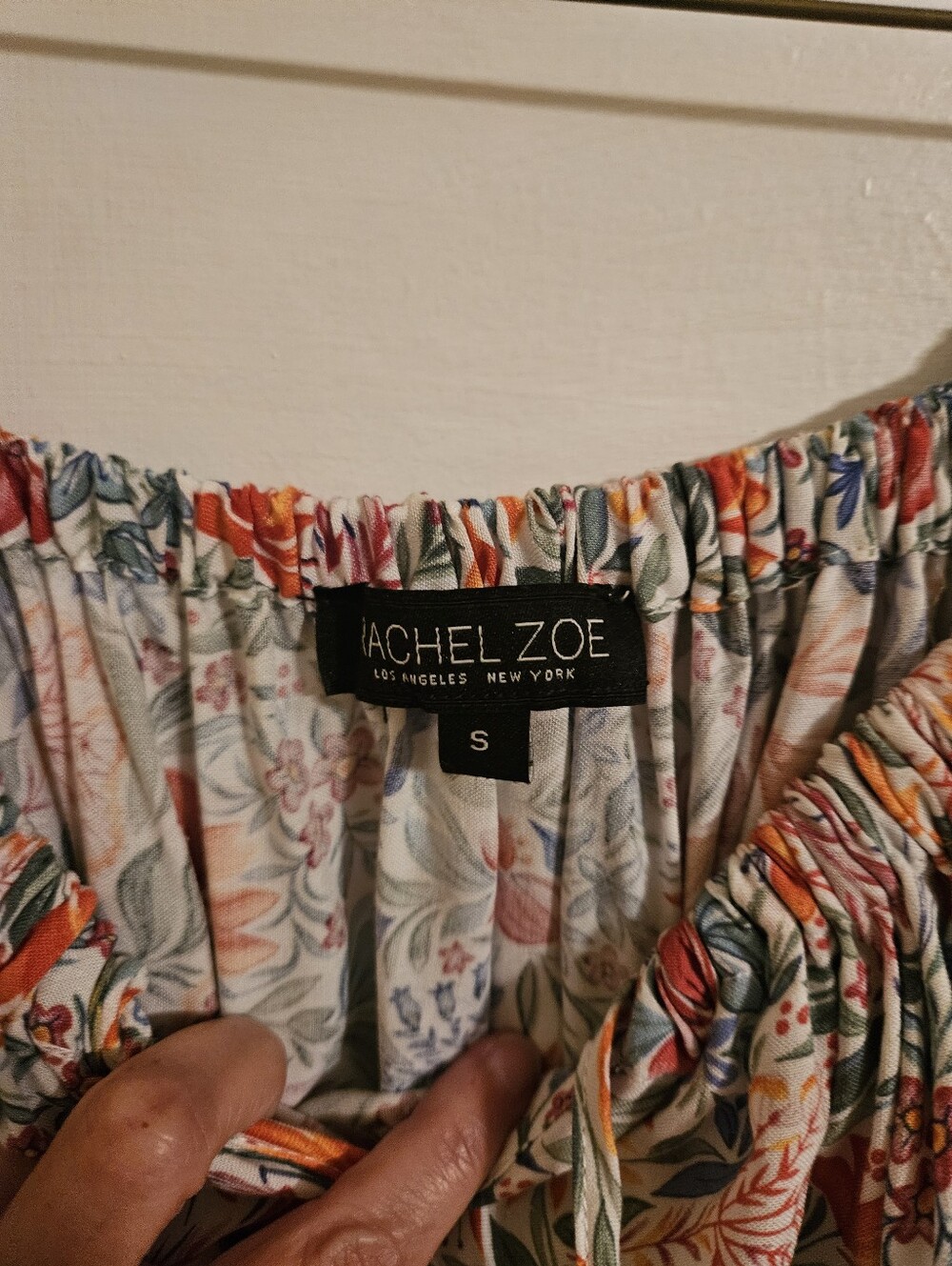 Floral Off-Shoulder Ruffle Dress - Multicolor Size Small - Picture 2 of 2